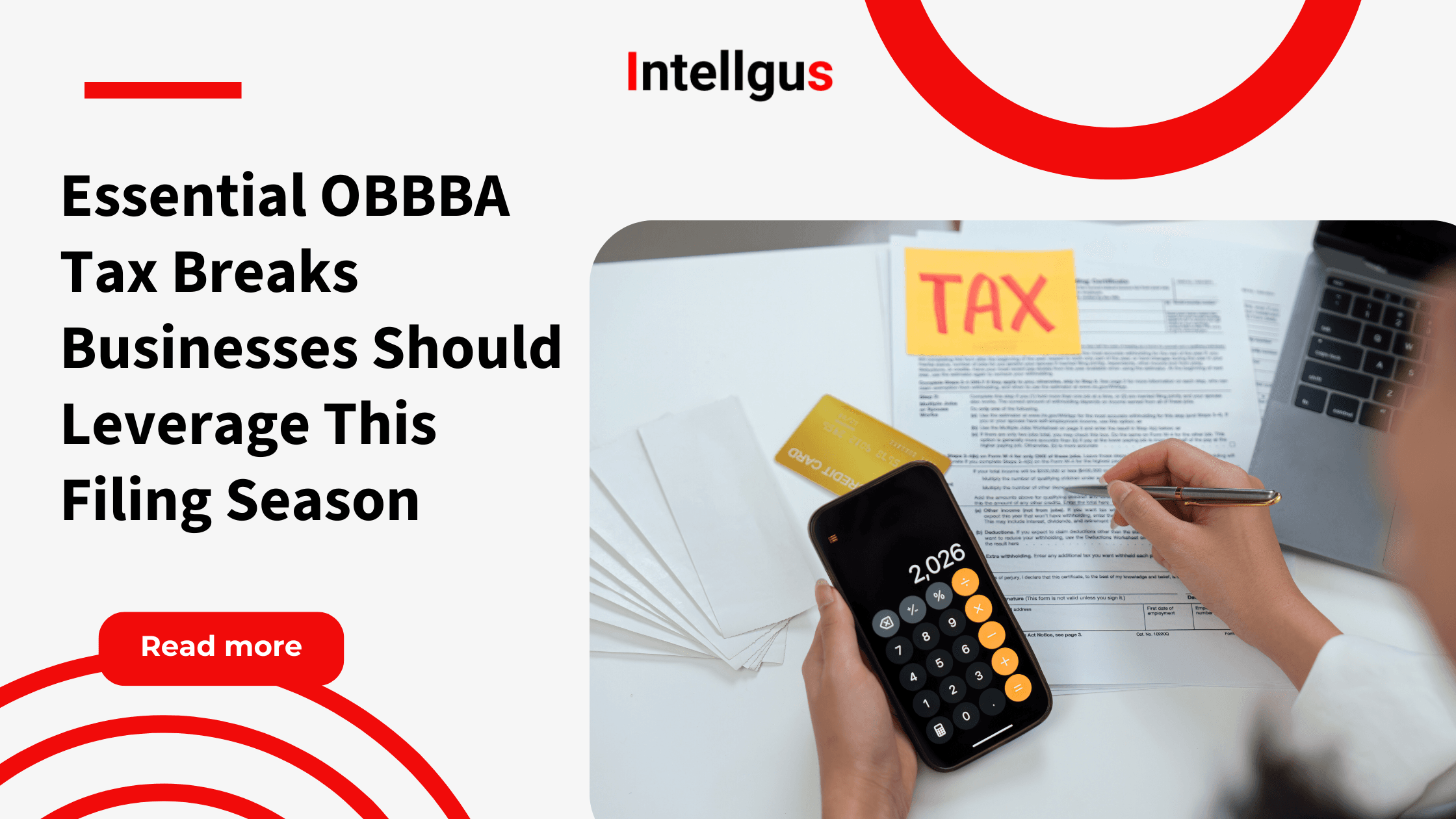 Essential OBBBA Tax Breaks for Businesses | Intellgus